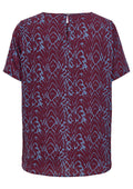 Only Carmakoma Blouse 15218353 177912126-Fig/BLUE ZONE