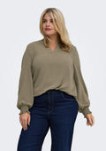 Only Carmakoma Blouse 15285157 239935-Walnut