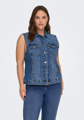 Only Carmakoma Bodywarmer 15290733 179695-Medium Blue Denim