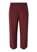 Pieces Curve PANTALON 17138351 188938001-Tawny Port/PINSTRIPE