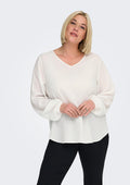 Only Carmakoma Blouse 15354110 177922-Cloud Dancer