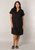Base level curvy Jurk 7000096 1000 ZWART