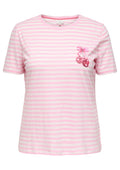 Only Carmakoma LM T-Shirt 15367767 305041005-Romance Rose/Cloud Dancer