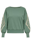 Only Carmakoma Trui 15365294 207131002-Laurel Wreath/W. Oatmeal puff print