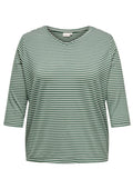 Only Carmakoma Blouse 15365256 207131001-Laurel Wreath/CLOUD DANCER