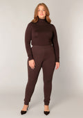 Base level curvy Legging 7000005 9000 Brown