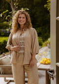 Exxcellent Blouse 26ZQE05 523 light camel