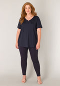 Base level curvy T-Shirt 7000018 2010 dark blue