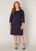 Base level curvy Jurk 7000019 2010 dark blue
