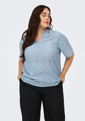 Only Carmakoma Blouse 15373033 179686-Faded Denim