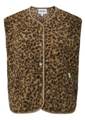 Pieces Curve Jas 17167287 236935001-Tannin/Leopard