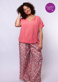 Exxcellent Pantalon 26ZFZE04 227344 sunkissed coral/berry fuchsia