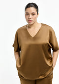 Xandres Blouse 82057-01 0990 bronze green