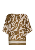 Xandres Blouse 61630-01 0995 bronze green