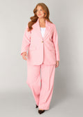 Base level curvy Blazer 7000126 7010 soft pink