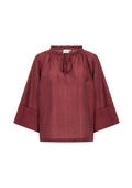 wasabiconcept Blouse W10859 4985 OXBLOOD RED