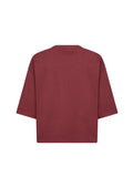 wasabiconcept T-Shirt W20620 4985 OXBLOOD RED