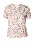 Yest Curve Blouse A006128 975 antique white/multi