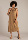 Yest Curve Jurk A006341 9140 summer taupe