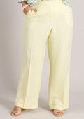 Yest Curve Pantalon A006166 4011 pastel yellow