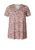 Yest Curve Tuniek A006373 8939 plum/multi colour