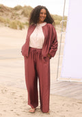 Yest Curve Pantalon A006359 8930 plum