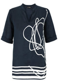 Doris Streich Blouse 212 129 navy