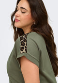 Only Carmakoma Jurk 15375553 303968-Smokey Olive
