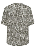 Only Carmakoma Blouse 15375679 303968001-Smokey Olive/SUMMER TRIBE