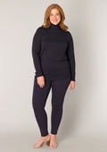 Base level curvy Trui 7000066 2010 dark blue