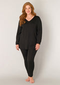 Base level curvy LM T-Shirt 7000024 1000 Black