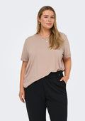 Only Carmakoma LM T-Shirt 15332082 195003-Etherea