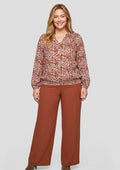 Exxcellent Blouse 26NZE11 014350 sand/burnt henna