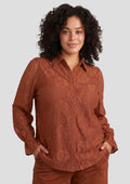 Exxcellent Blouse 26NZE23 350 burnt henna