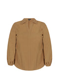 Exxcellent Blouse 26WQE04 533 brown sugar