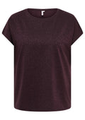 Only Carmakoma Blouse 15361742 184723007-Fudge/Fudge glitter