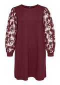 Vero Moda Curve Jurk 10353726 199051-Windsor Wine