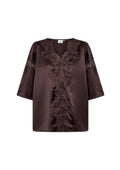 wasabiconcept Blouse 500206 8980 CHOCOLATE PLUM