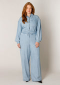 Base level curvy Broek 7000140 Light Blue