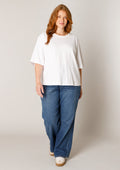Base level curvy Top 7000134 White