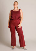 Yest Curve Broek A006448 6010 Wine Red