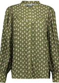 Pieces Curve Blouse 17141453 304144003-Sphagnum/FLOWER