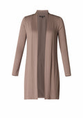 Base level curvy Vest 7000001 9043 Dark Taupe