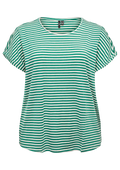 Vero Moda Curve LM T-Shirt 10285452 284575001-Bosphorus/PRISTINE
