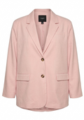Vero Moda Curve Blazer 10344973 291375001-Pink-A-Boo/MELANGE