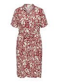Only Carmakoma Jurk 15368682 235235002-Merlot/NARRI PRINT