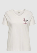 Only Carmakoma LM T-Shirt 15365288 180083004-Birch/L Amore