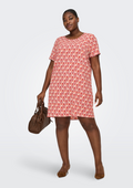 Only Carmakoma Kleid 15252999 283495027-Equestrian Red/WARM TILES