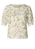 Yest Curve Blouse A006215 3930 pastel green/multi c