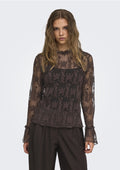Vero Moda Curve Blouse 10345961 297957-Chocolate Torte